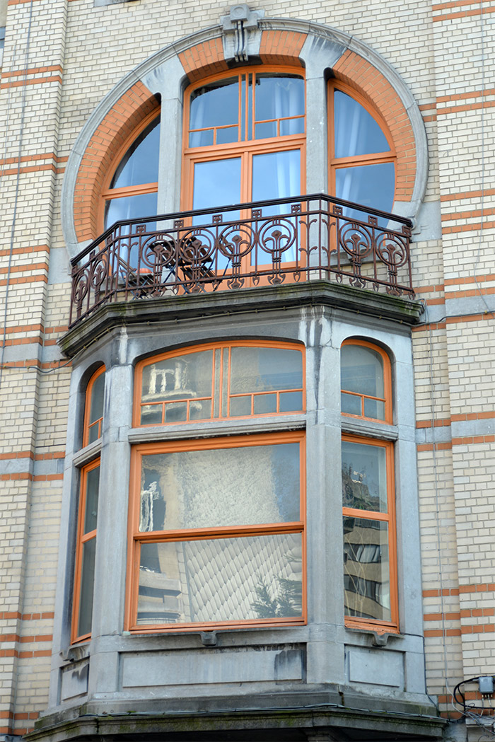 Art Nouveau balconies of Brussels